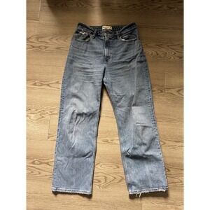 Abercrombie & Fitch Curve Love The 90s Relaxed Jean High Rise Blue Size 30 10S
